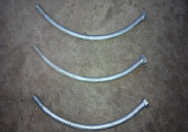 Underground pipe piece bolt